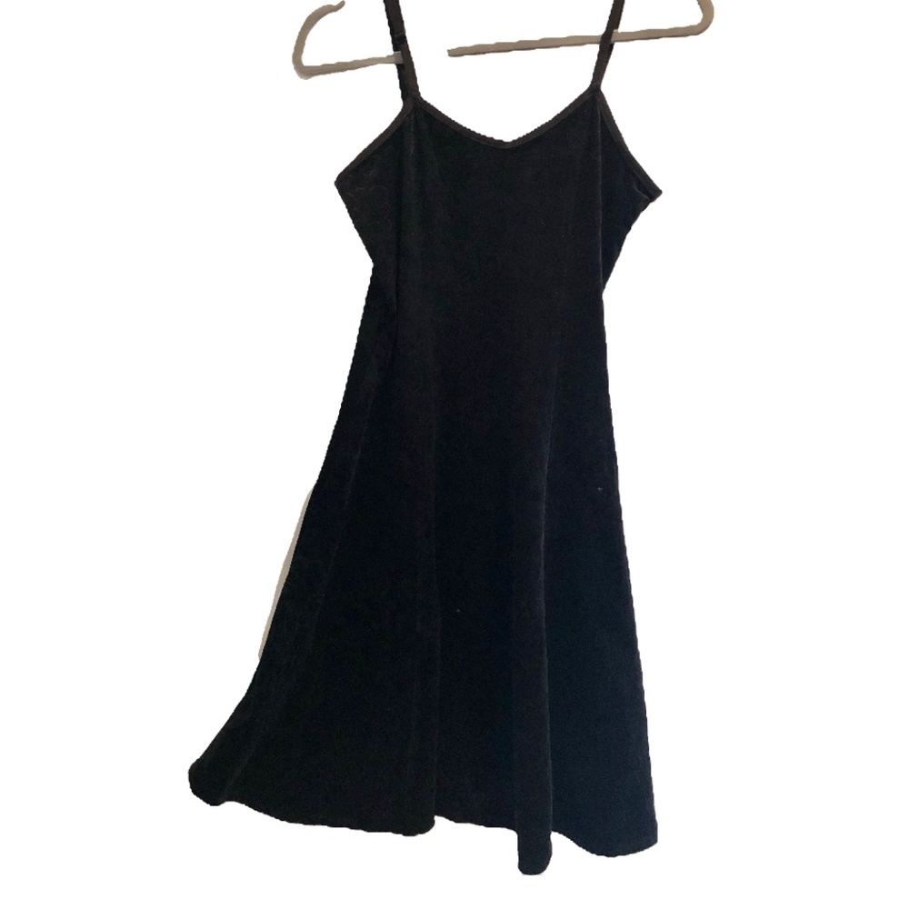 Annabella Boutique Black Velvet Mini Dress